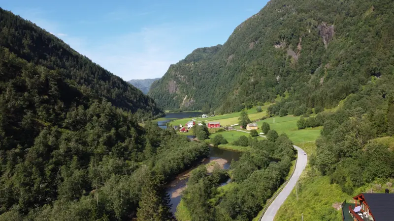 Veien gjennom Teigdalen